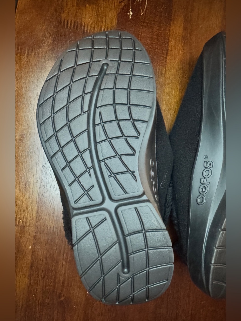 OOFOS OOcoozie Men’s 10 Mules Shoes Slides Sandals Slippers Slip Ons Black NEW - Picture 11 of 15